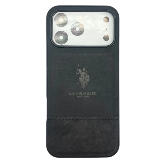 قاب چرم مصنوعی دو تیکه طرح polo آیفون 17pro