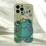 قاب طرح قورباغه نگین دار آیفون 13promax